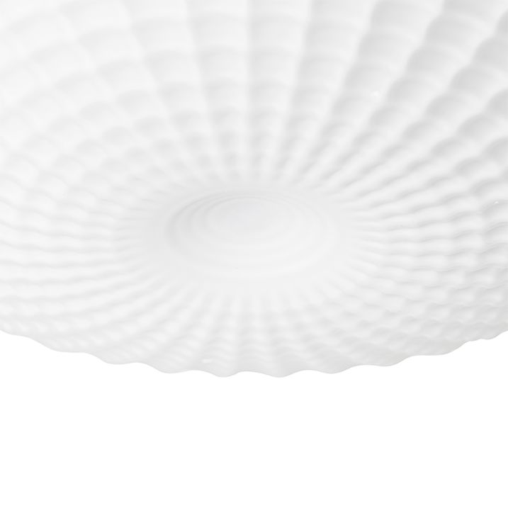 Qazqa Klassieke Plafondlamp Zwart Met Opaal Glas 30 Cm IP44 - Nohmi