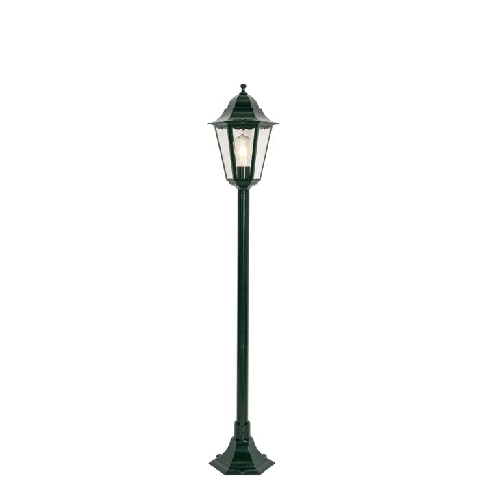 qazqa Klassieke staande buitenlamp donker groen 125 cm IP44 - New Orleans