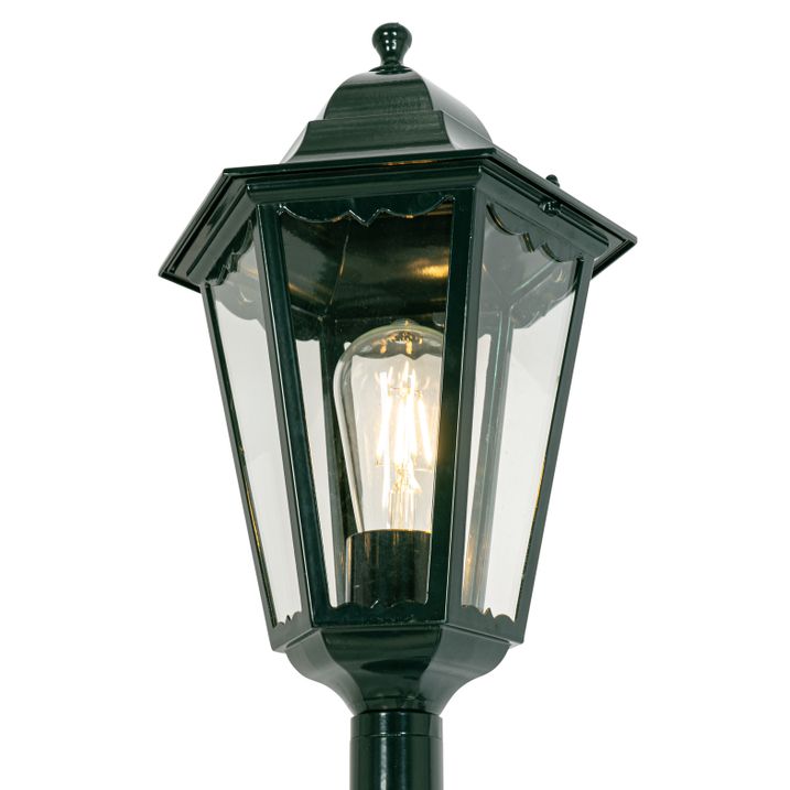 Qazqa Klassieke Staande Buitenlamp Donker Groen 170 Cm IP44 - New Orleans