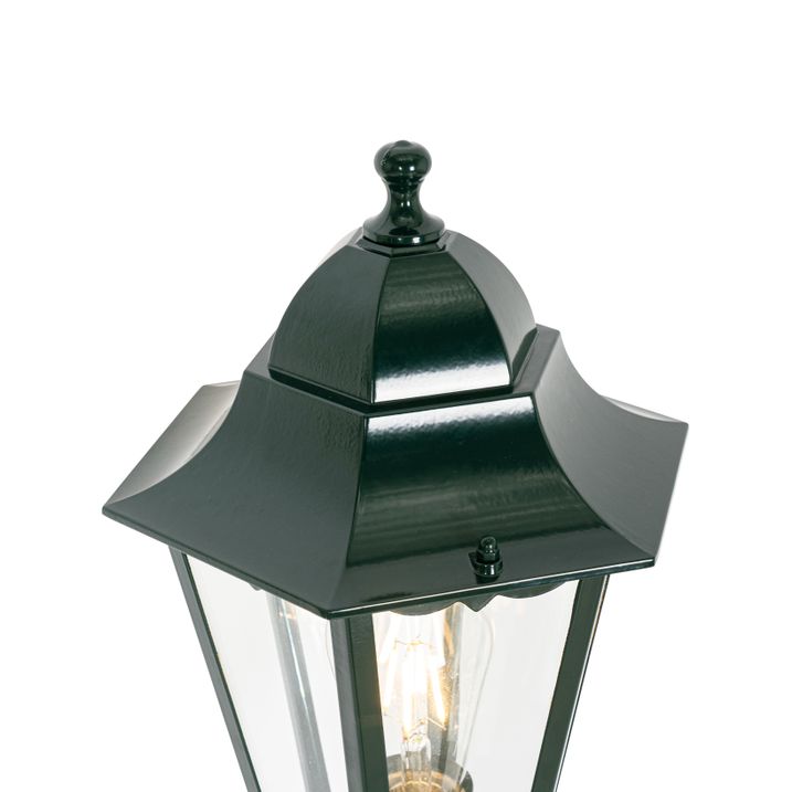 Qazqa Klassieke Staande Buitenlamp Donker Groen 170 Cm IP44 - New Orleans