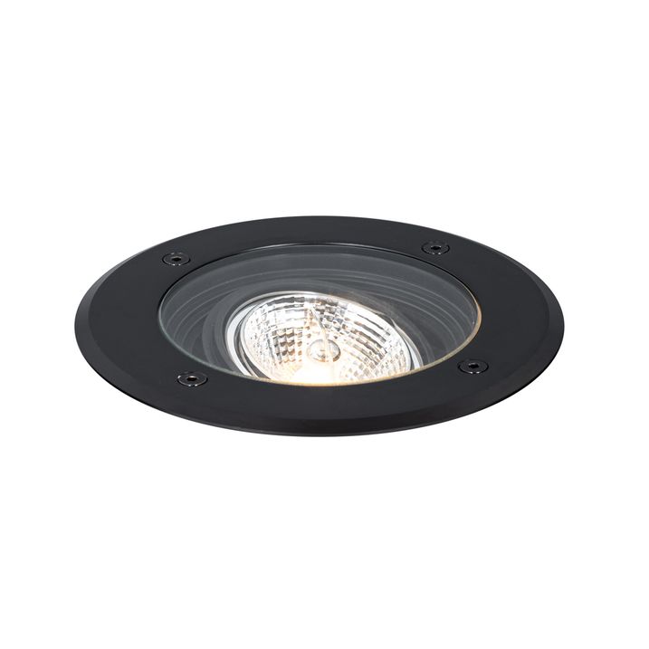 Qazqa Moderne Buiten Grondspot Zwart AR70 Verstelbaar IP65 - Delux