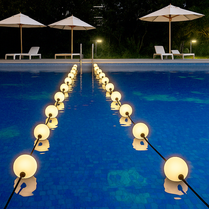 qazqa Moderne buiten lichtsnoer 16M incl. LED 28-lichts - Malai