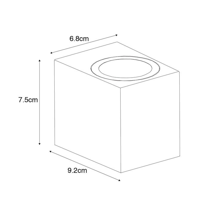 Qazqa Moderne Buiten Wandlamp Zwart Kunststof - Baleno