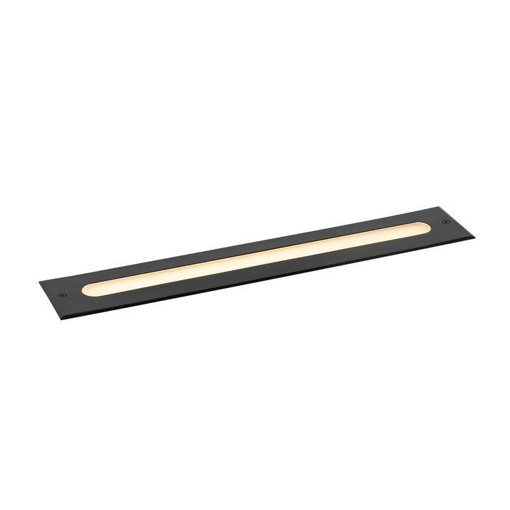 qazqa Moderne grondspot zwart 50 cm incl. LED IP65 - Eline