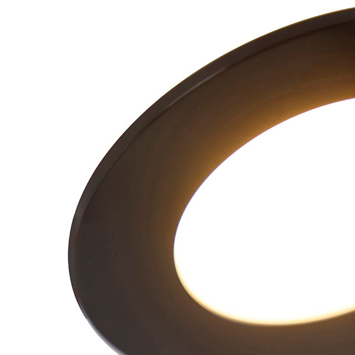 Qazqa Moderne Inbouwspot Zwart Incl. LED 3-staps Dimbaar IP65 - Blanca