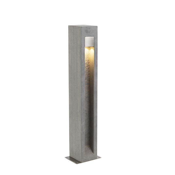 qazqa Moderne staande buitenlamp bazalt 70 cm - Sneezy