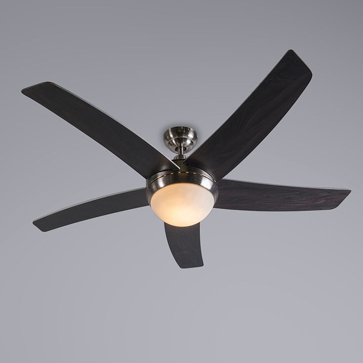 Qazqa Plafondventilator Staal 132cm Met Afstandsbediening - Cool