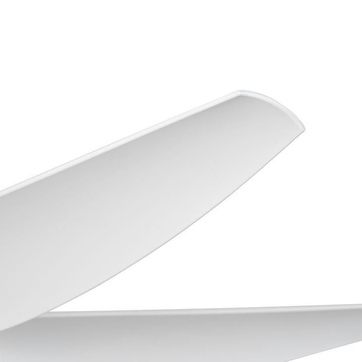 Qazqa Plafondventilator Wit 137cm Incl. LED Dimbaar Met Afstandsbediening - Tak