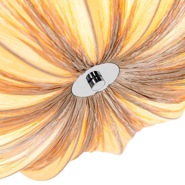 Qazqa Japandi Plafondlamp Beige 52cm 3-lichts - Plu