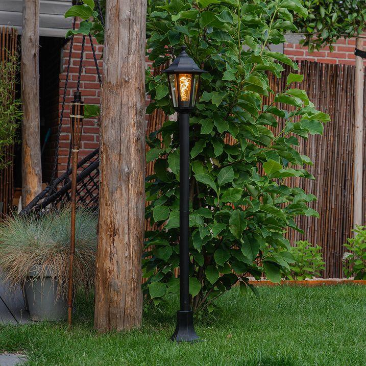 qazqa Klassieke lantaarn zwart IP44 - New Haven