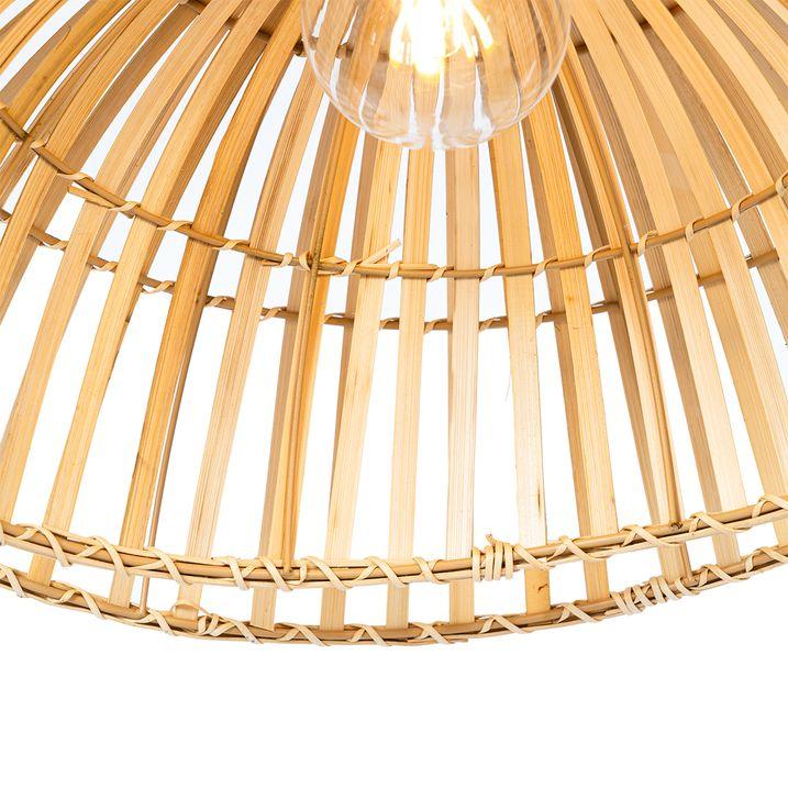 Qazqa Lampenkap Naturel Bamboe - Pua