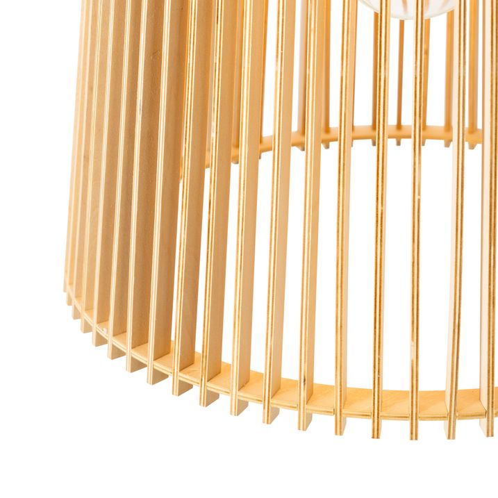 Qazqa Landelijke Buiten Hanglamp Hout IP44 - Jayla