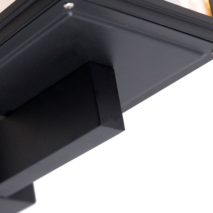 Qazqa Landelijke Wandlamp Zwart IP44 - Sutton Up