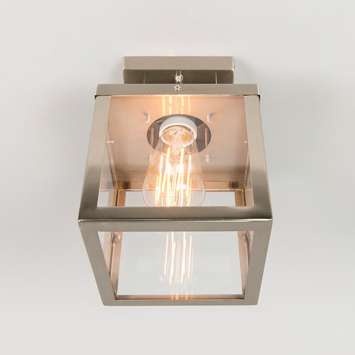 Qazqa Moderne Buiten Plafondlamp Staal - Rotterdam