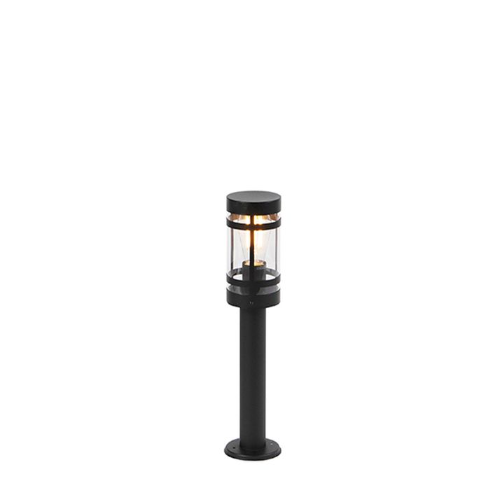 Qazqa Moderne Buitenlamp Zwart 50 Cm IP44 - Gleam