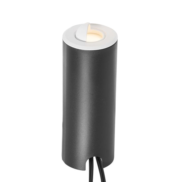 Qazqa Moderne Grondspot Wit Incl. LED IP67 - Linsey