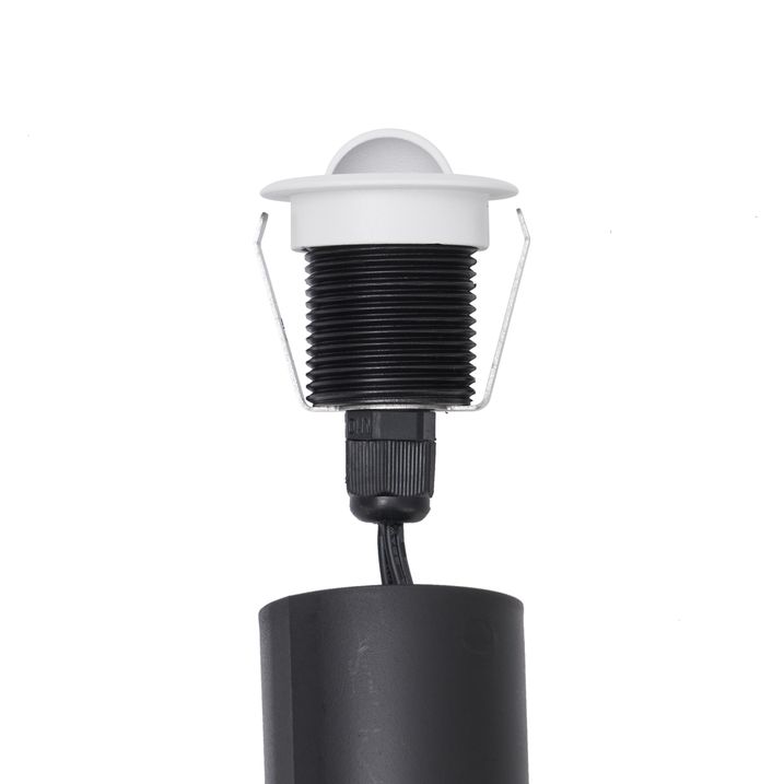 Qazqa Moderne Grondspot Wit Incl. LED IP67 - Linsey