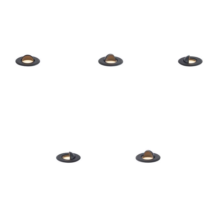 qazqa Moderne grondspot zwart incl. LED IP67 - Linsey