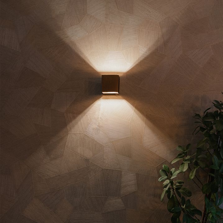 qazqa Moderne wandlamp donkerbrons - Transfer