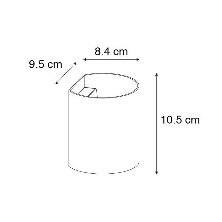 Qazqa Moderne Wandlamp Wit Met Lichteffect - Sabbio