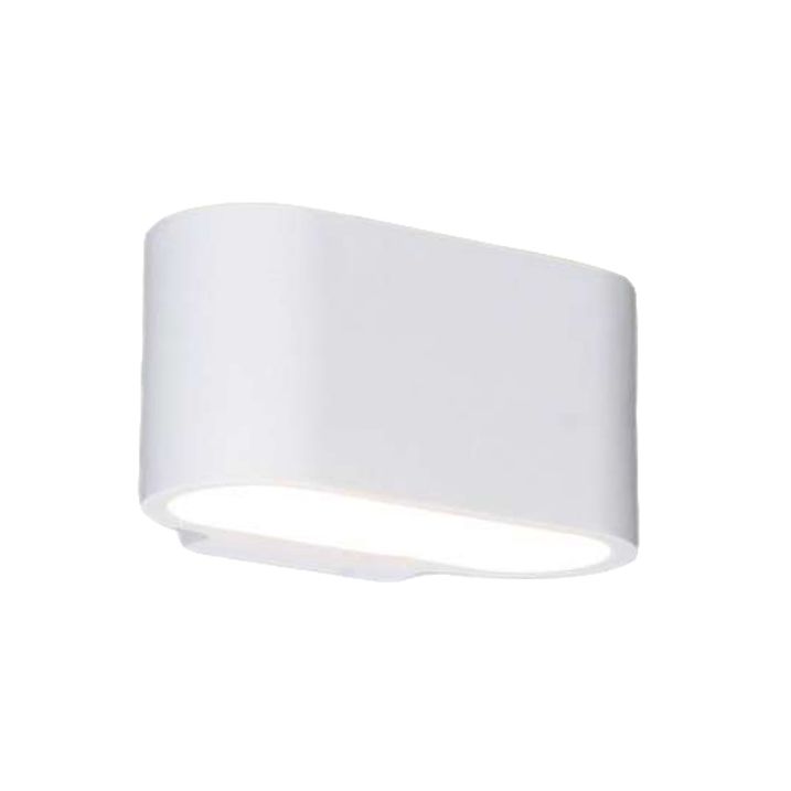 Qazqa Moderne Wandlamp Wit Plat - Gipsy Arles