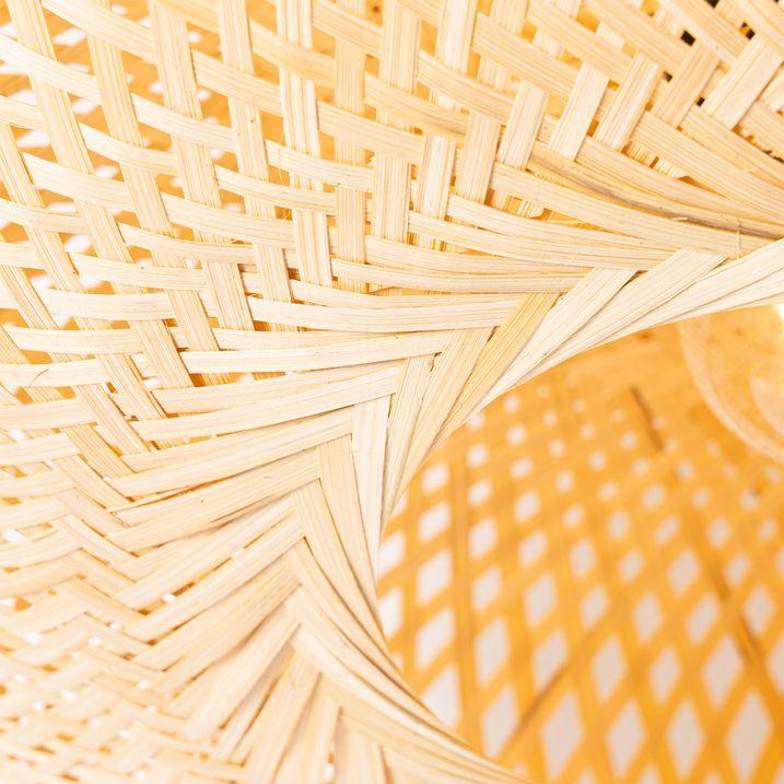 Qazqa Oosterse Plafondlamp Bamboe 40 Cm - Ostrava