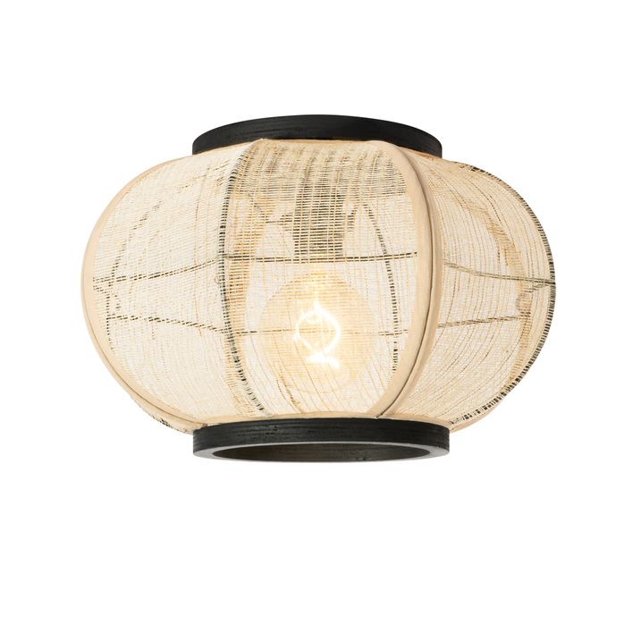 Qazqa Oosterse Plafondlamp Bruin - Rob