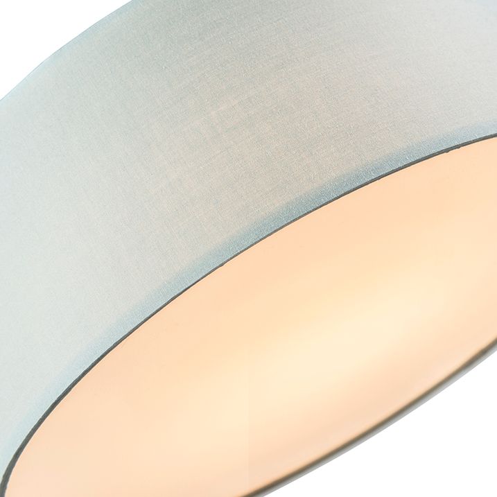 Qazqa Plafondlamp Groen 40 Cm Incl. LED - Drum LED