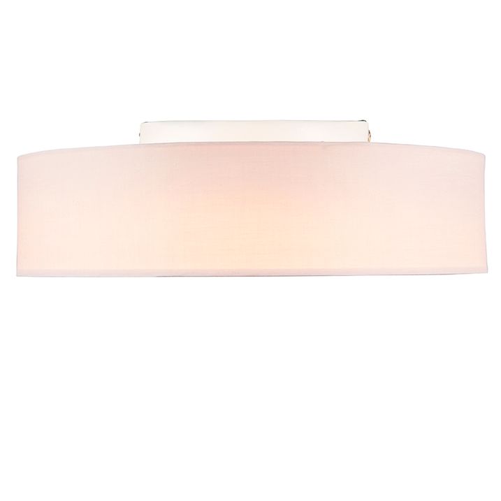 Qazqa Plafondlamp Roze 40 Cm Incl. LED - Drum LED
