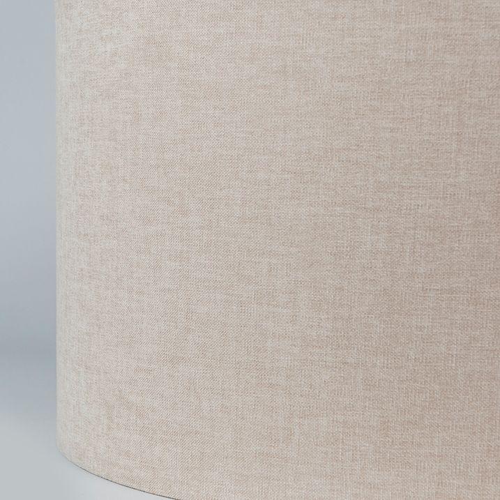 Qazqa Stoffen Lampenkap Lichtbruin Rond 50/50/25