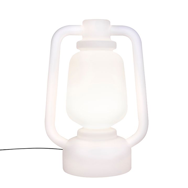 Qazqa Vloerlamp Wit 110 Cm IP44- Storm Extra Large