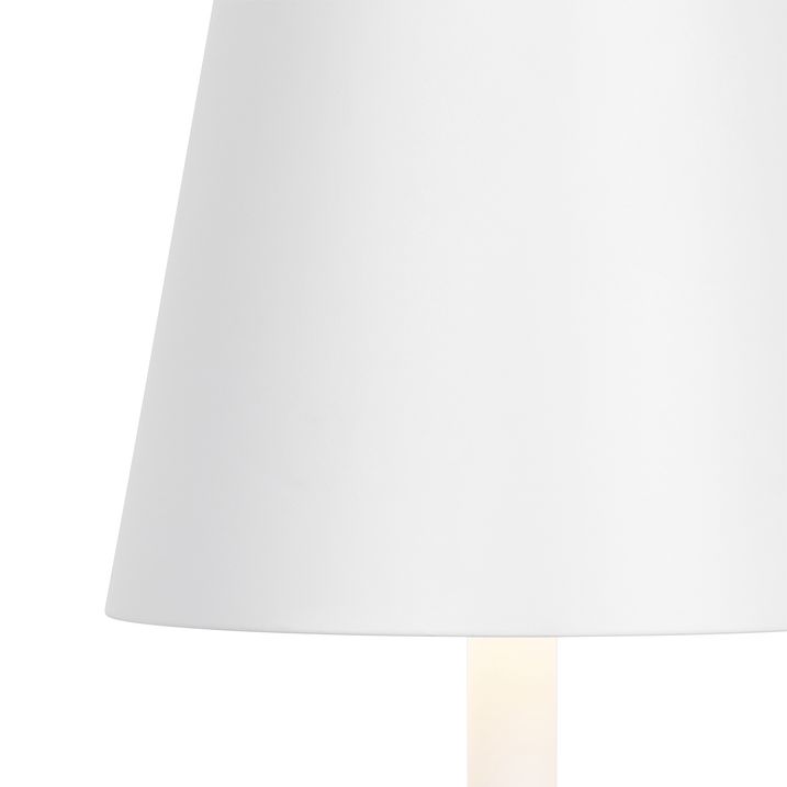 Qazqa Set Van 2 Buiten Tafellamp Wit Incl. LED En Dimmer Oplaadbaar - Janet