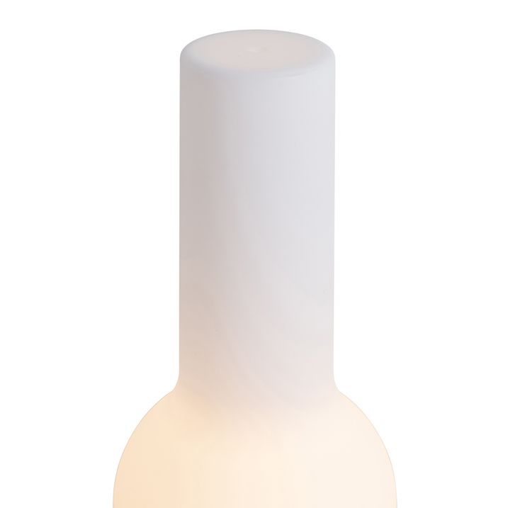 Qazqa Set Van 2 Buiten Tafellampen Beige Met Wit Incl. LED Oplaadbaar - Haard