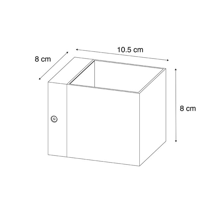 Qazqa Set Van 2 Smart Wandlamp Donkerbrons 8 Cm Incl. Wifi G9 - Transfer