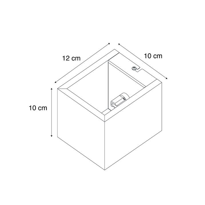 Qazqa Set Van 2 Smart Wandlampen Walnoot Hout Incl. Wifi G9 - Transfer