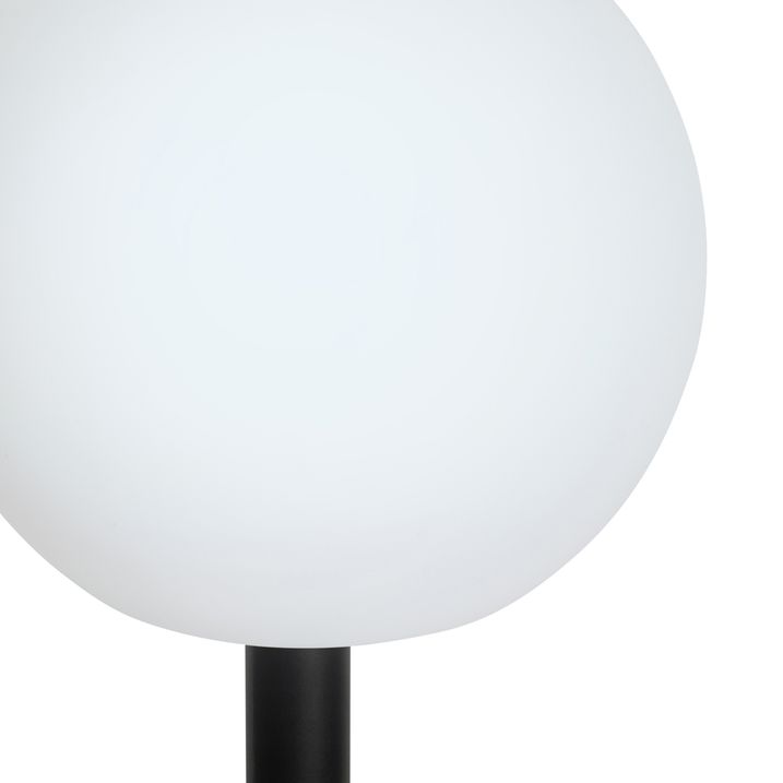 Qazqa Set Van 3 Buiten Vloerlampen Wit Incl. LED Solar IP44 - Ludger