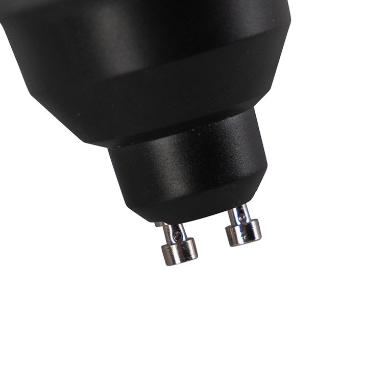 Qazqa Set Van 5 GU10 Dimbare LED AR111 Zwart 8W 600 Lm 2700K