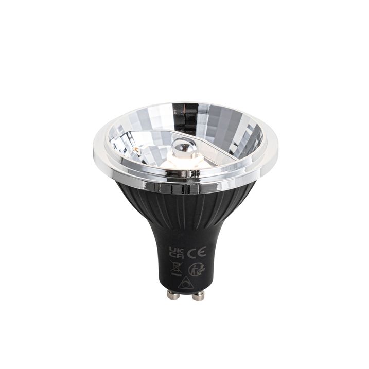 Qazqa Set Van 5 GU10 Dimbare LED Lamp 70mm 6.5W 600 Lm 2700K