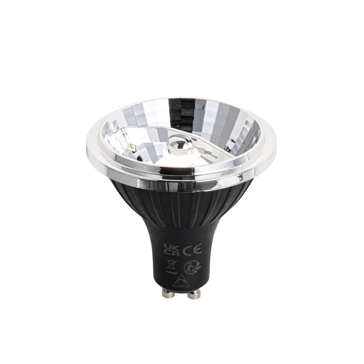 Qazqa Set Van 5 GU10 Dimbare LED Lamp 70mm 6.5W 600 Lm 3000K
