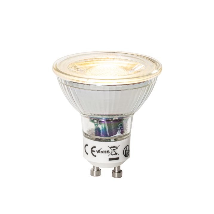 Qazqa Set Van 5 GU10 Dimbare LED Lampen 7W 600 Lm 2700K