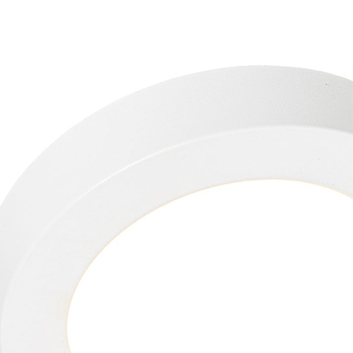 Qazqa Set Van 6 In- Of Opbouwspot Wit 14 Cm Incl. LED 3 Staps Dim To Warm - Trans