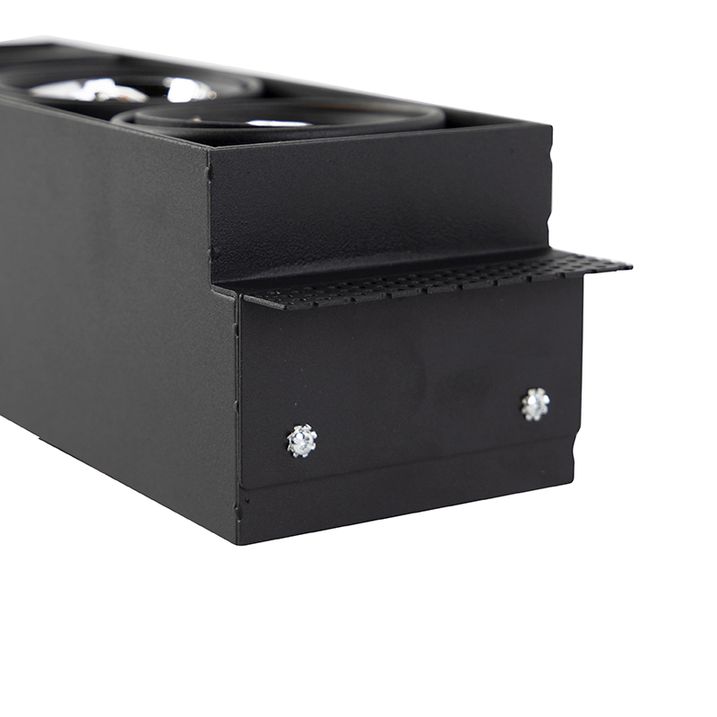 Qazqa Set Van 6 Inbouwspot Zwart GU10 AR70 Trimless 3-lichts - Oneon