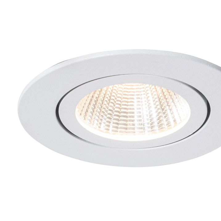 Qazqa Set Van 6 Inbouwspots Wit 6 8cm Incl. LED 750 Lm Dimbaar IP23 - Gaius