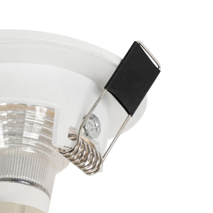 Qazqa Set Van 6 Inbouwspots Wit Rond GU10 50mm IP44 - Xena