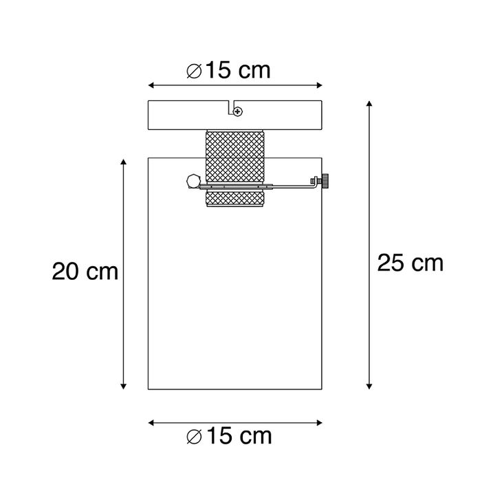 Qazqa Smart Plafondlamp Zwart Met Smoke Glas Incl Wifi ST64 - Dome