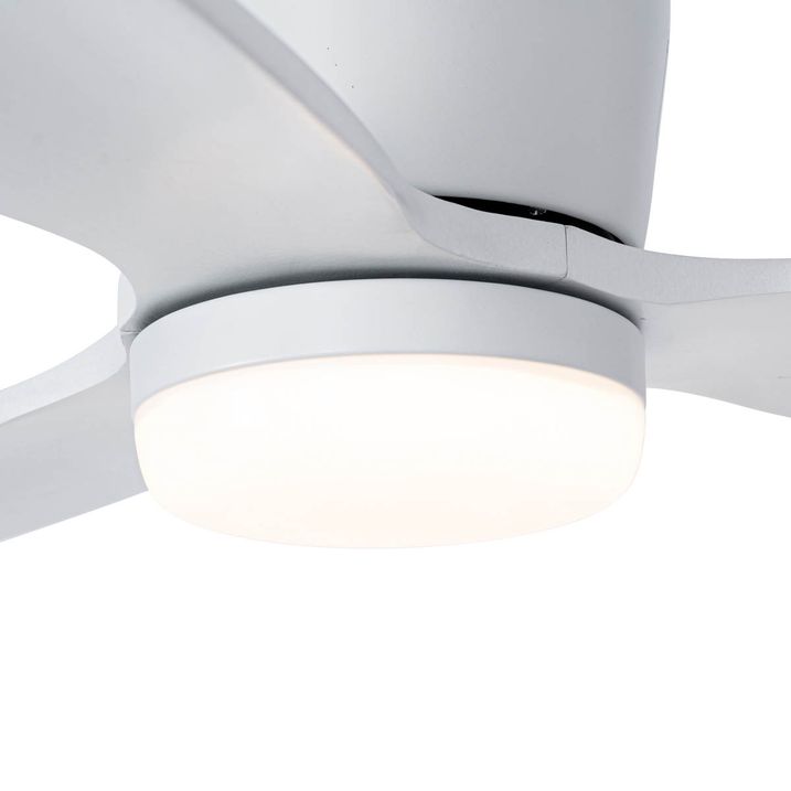 Qazqa Smart Plafondventilator Wit 132cm Incl. LED Dimbaar Met Afstandsbediening - Sofio