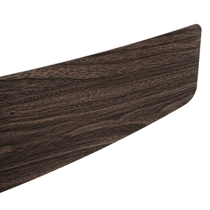 Qazqa Smart Plafondventilator Wit Met Hout Print 132cm Incl. LED Dimbaar Met Afstandsbediening - Cool