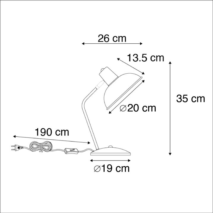 Qazqa Smart Tafellamp Groen Met Brons Incl. Wifi P45 - Milou