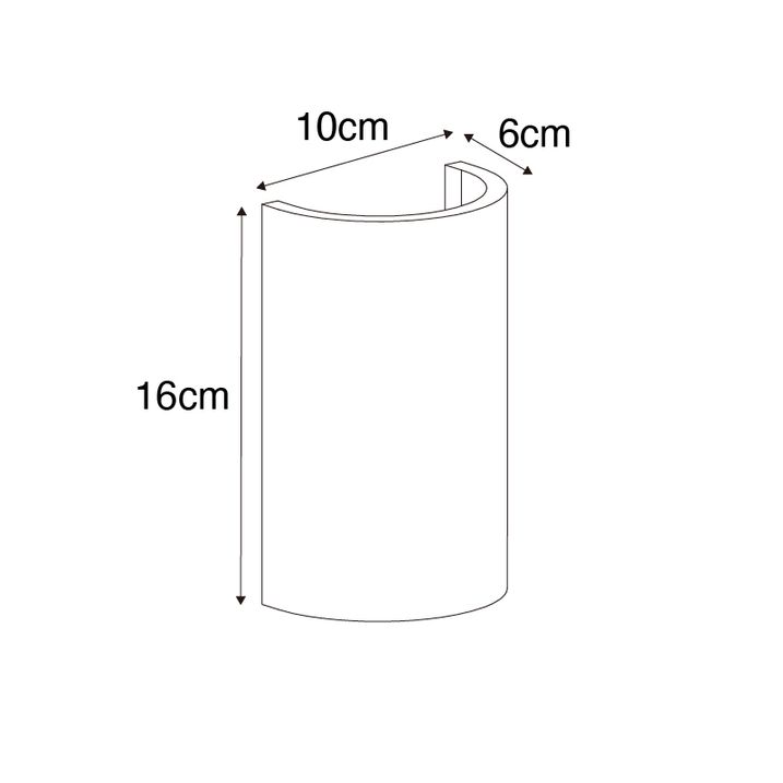 Qazqa Smart Wandlamp Wit Rond Incl. Wifi G9 - Colja Novo