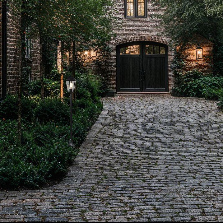 qazqa Staande buitenlantaarn zwart 120 cm IP44 - New Orleans